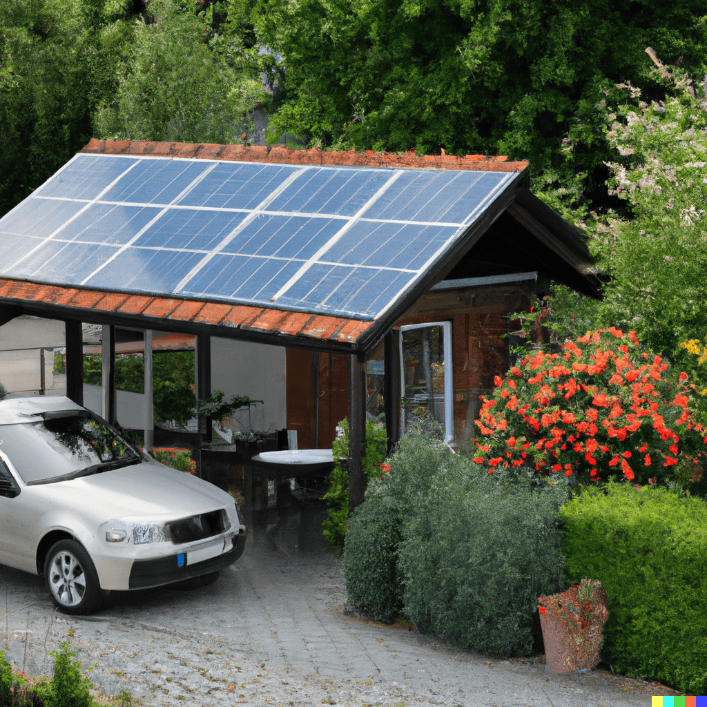 carport gartenhaus solarmodule inselloesung 2